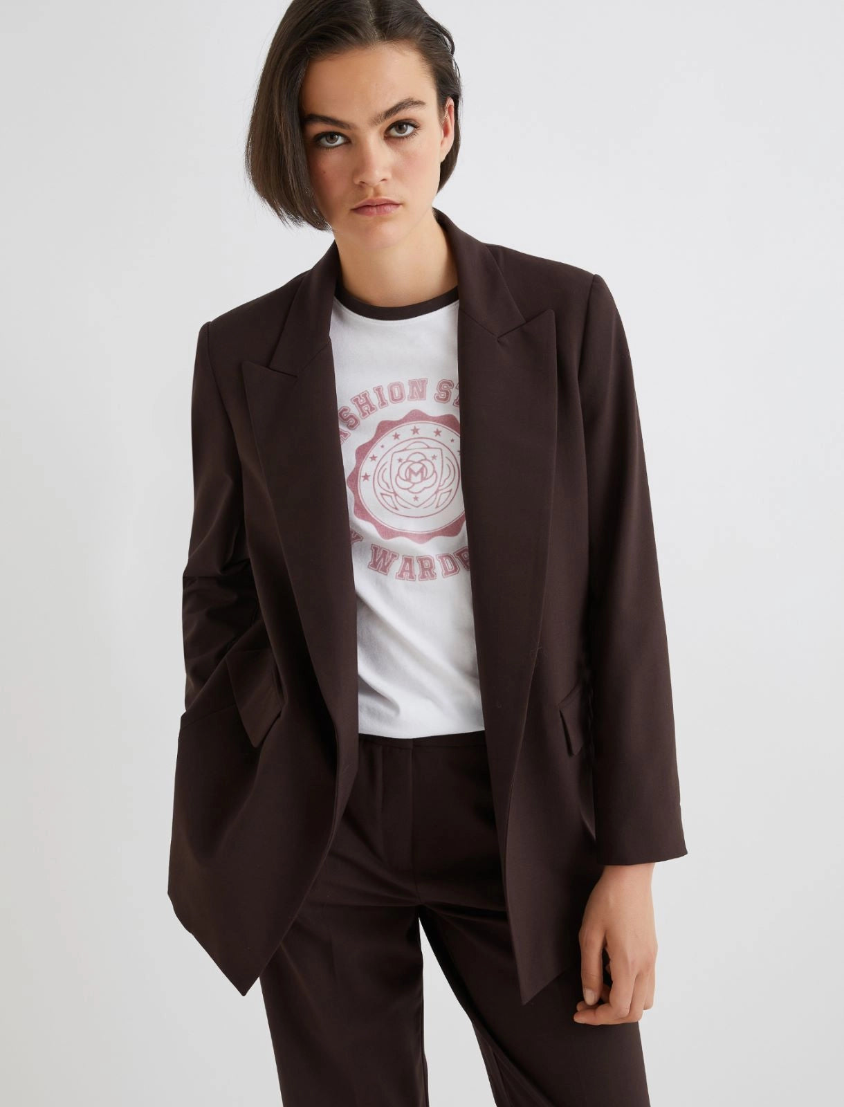 Blazer strecht marrone MARELLA NOVA
