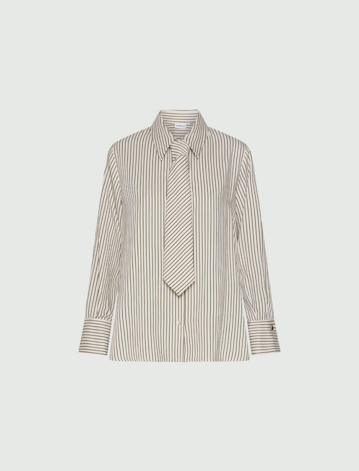 Camicia in twill lavato salvia MARELLA REPERTO