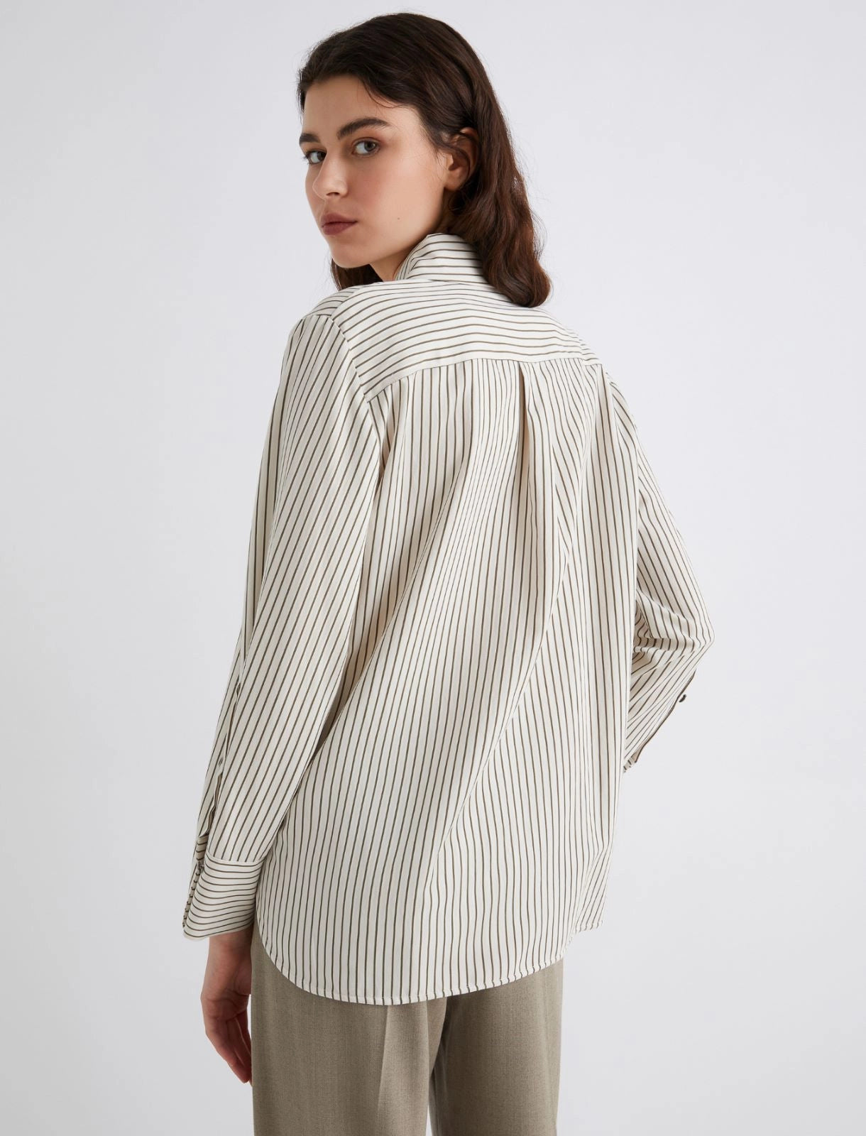 Camicia in twill lavato salvia MARELLA REPERTO