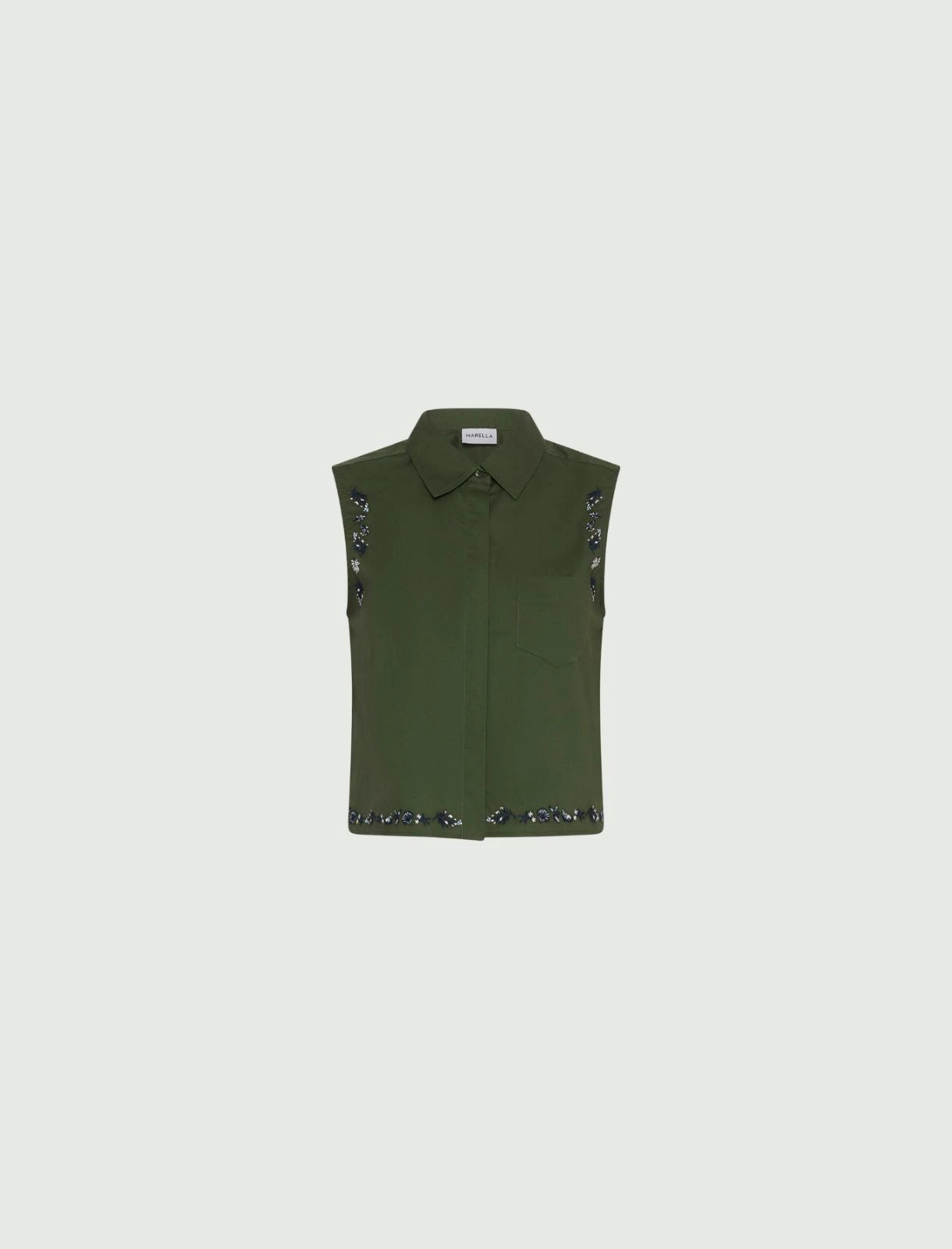 Top in cotone ricamato MARELLA SAVOIA