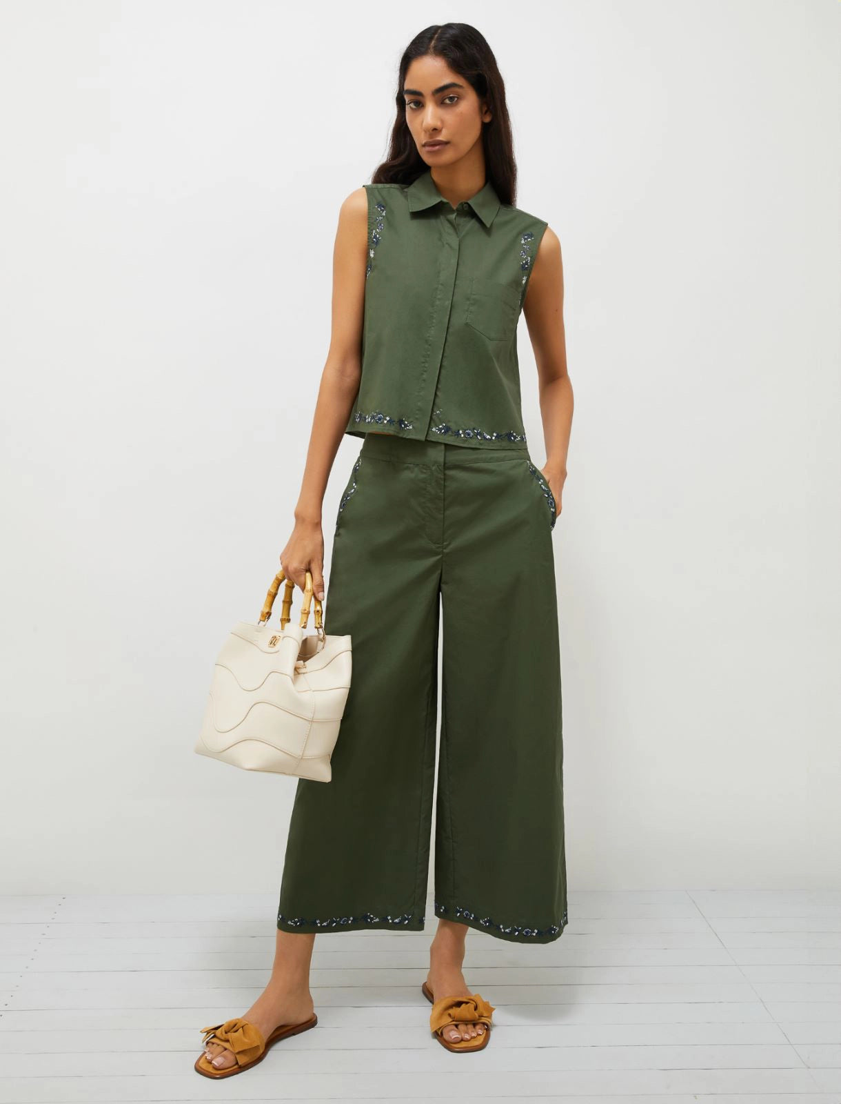 Top in cotone ricamato MARELLA SAVOIA