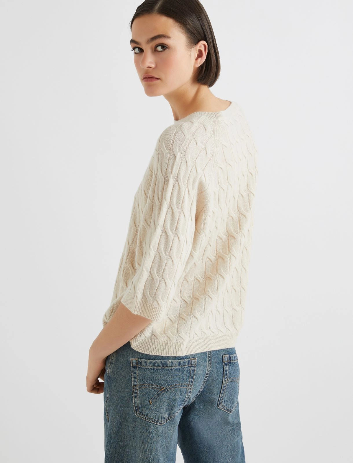 Maglia in misto cashmere avorio MARELLA FRANZ