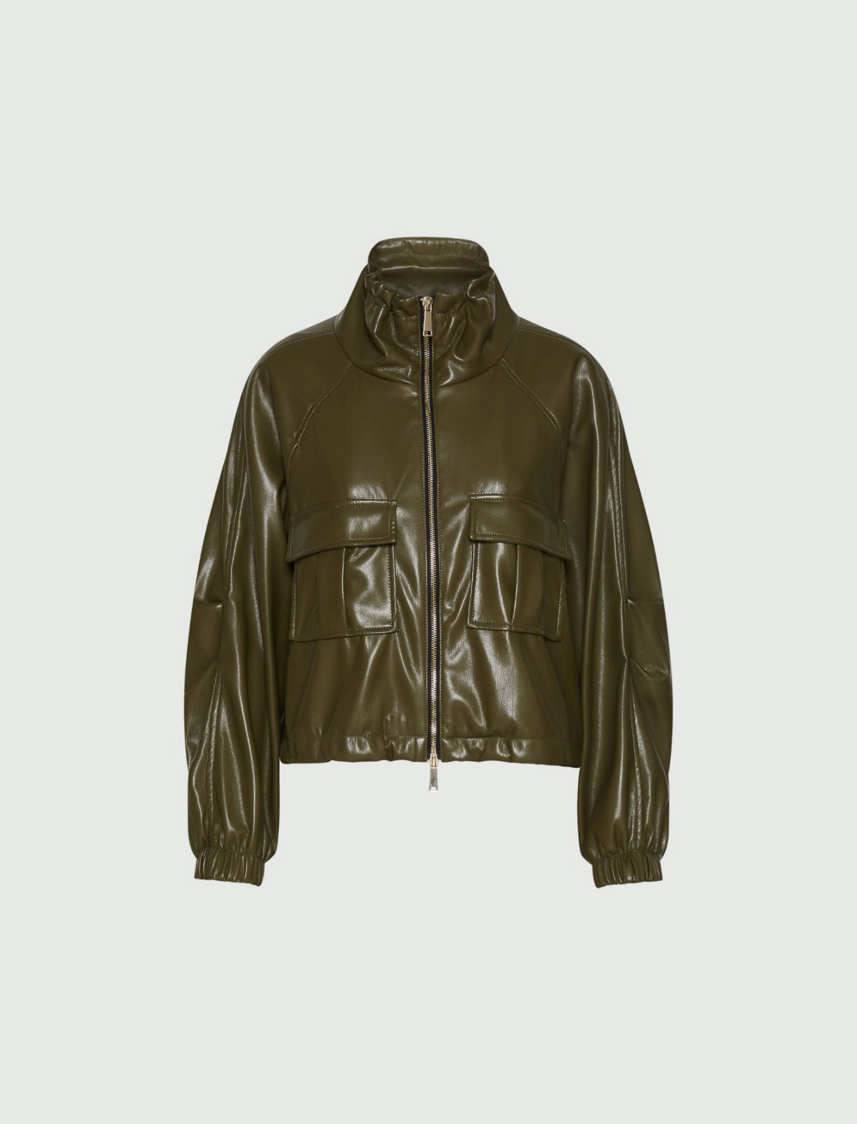 Blouson in jersey spalmato oliva MARELLA LORETTA