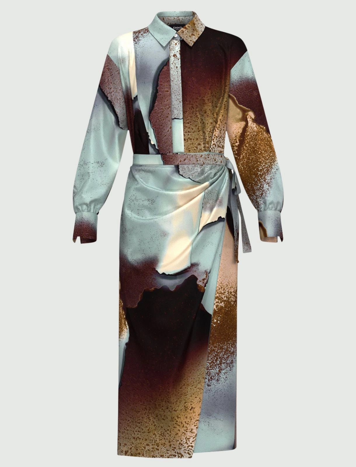 Abito in twill con nodo EMME MERINGA