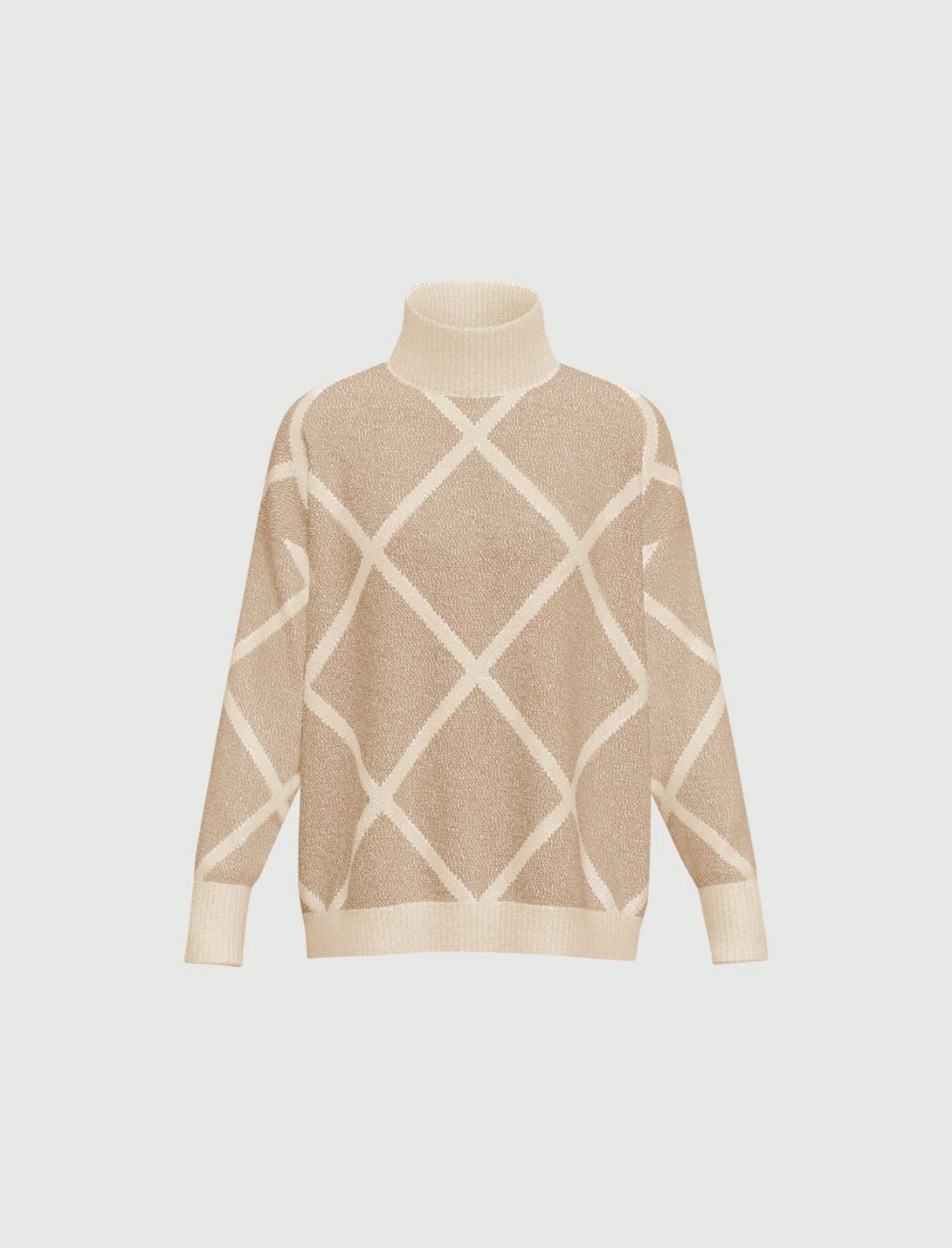 Maglia oversize collo alto EMME DORATO