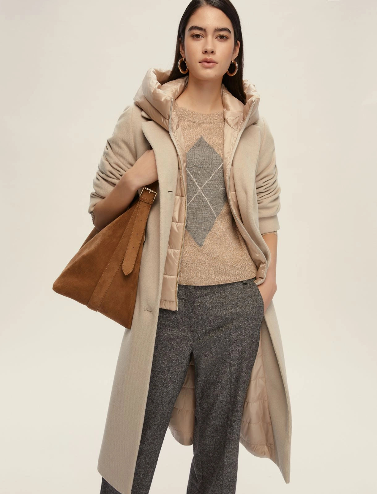 Cappotto in panno imbottito EMME DESIDERIO