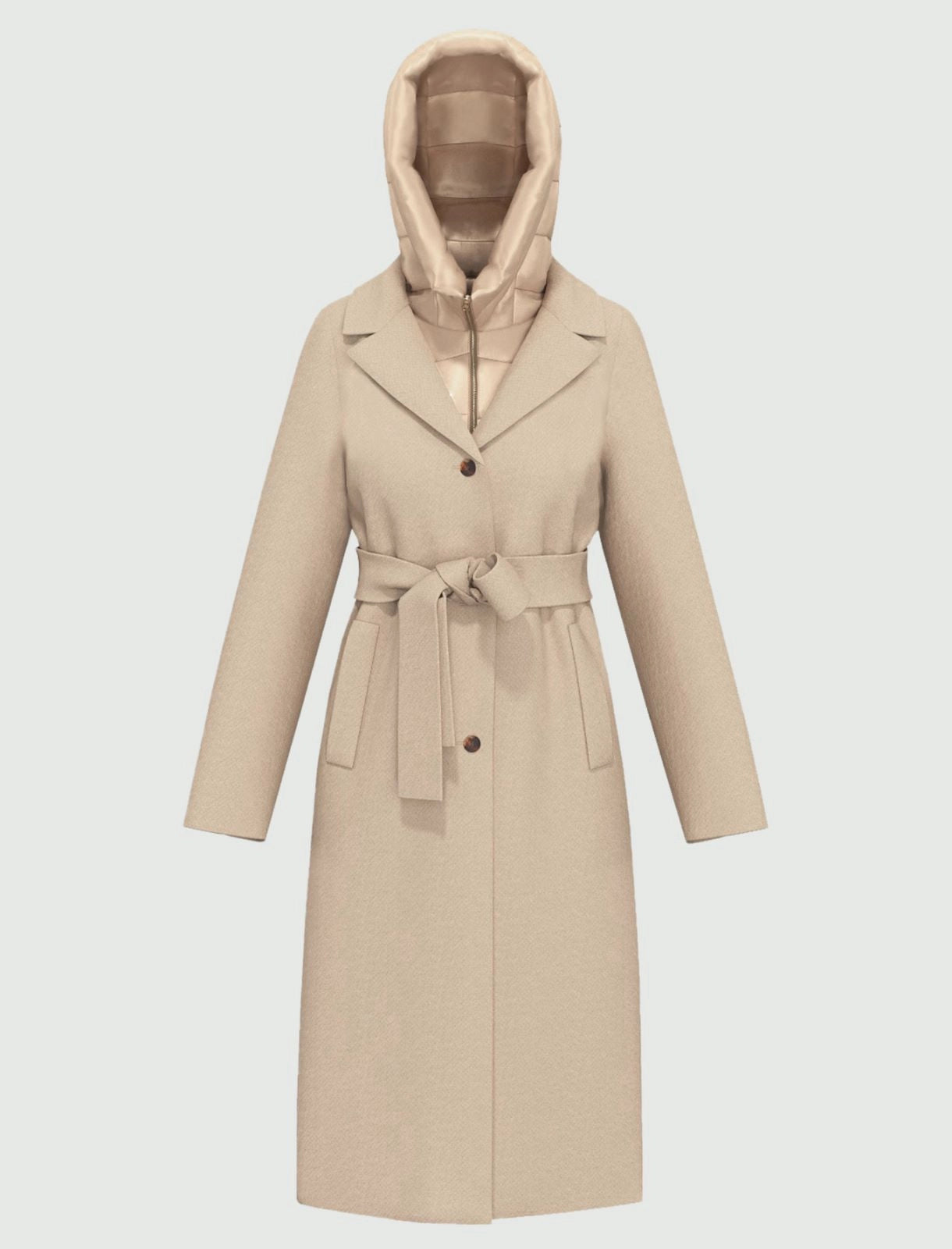 Cappotto in panno imbottito EMME DESIDERIO