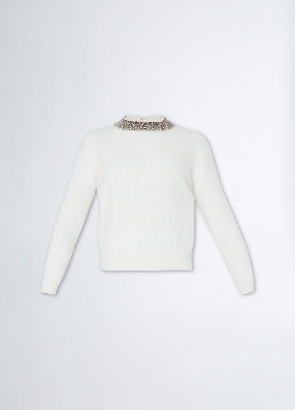 Maglia con strass LIU JO CF3384