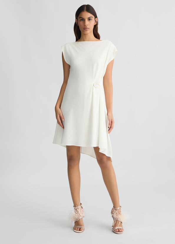 Abito corto con drappeggio LIUJO CA5321