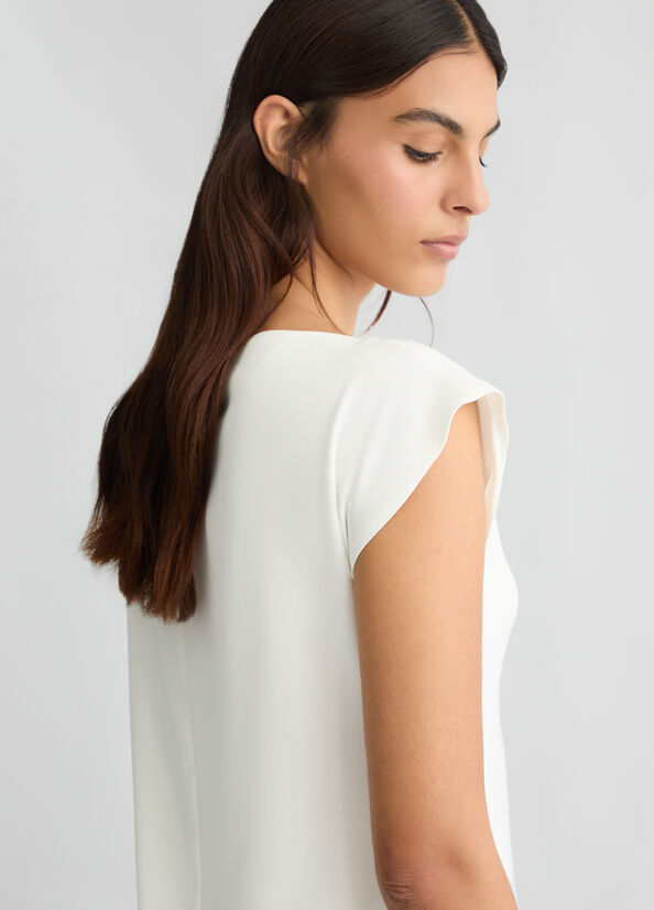 Abito corto con drappeggio LIUJO CA5321