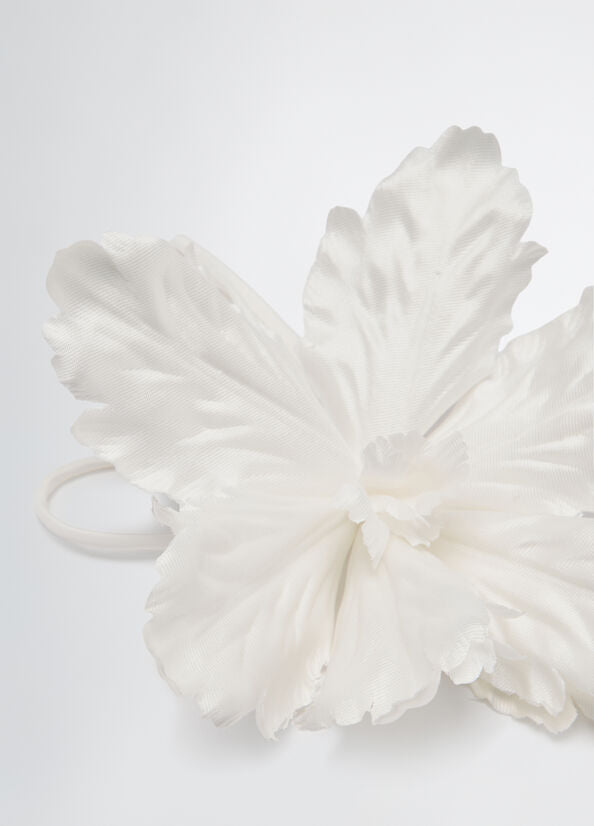 Spilla a fiore bianca LIU JO CA5405