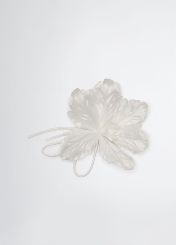 Spilla a fiore bianca LIU JO CA5405