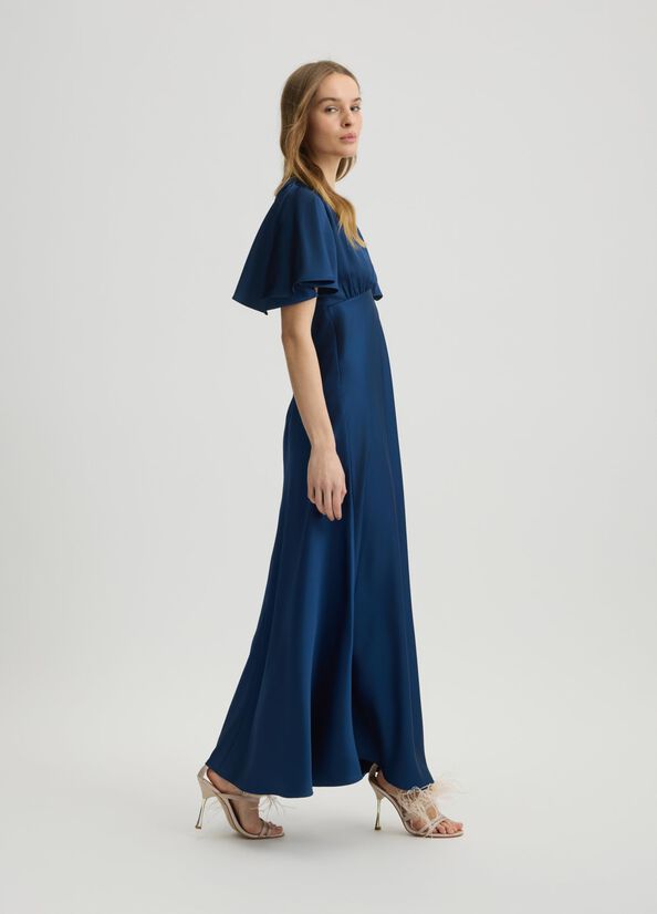 Abito lungo da cerimonia blu LIU JO CA5278
