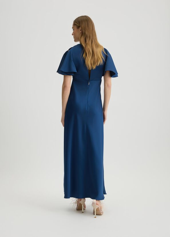 Abito lungo da cerimonia blu LIU JO CA5278
