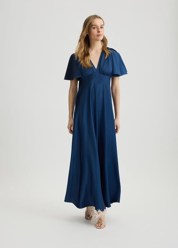 Abito lungo da cerimonia blu LIU JO CA5278
