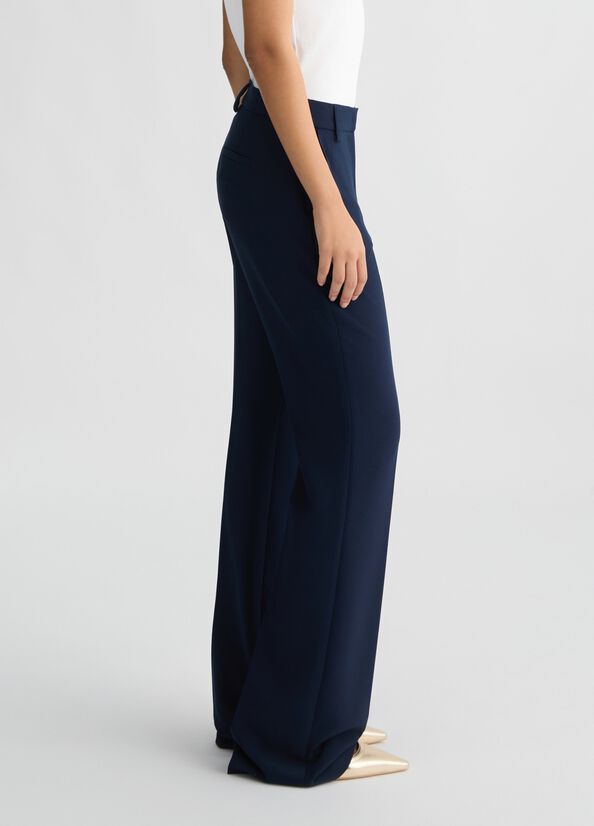 Pantaloni in cady blu LIU JO CA5375