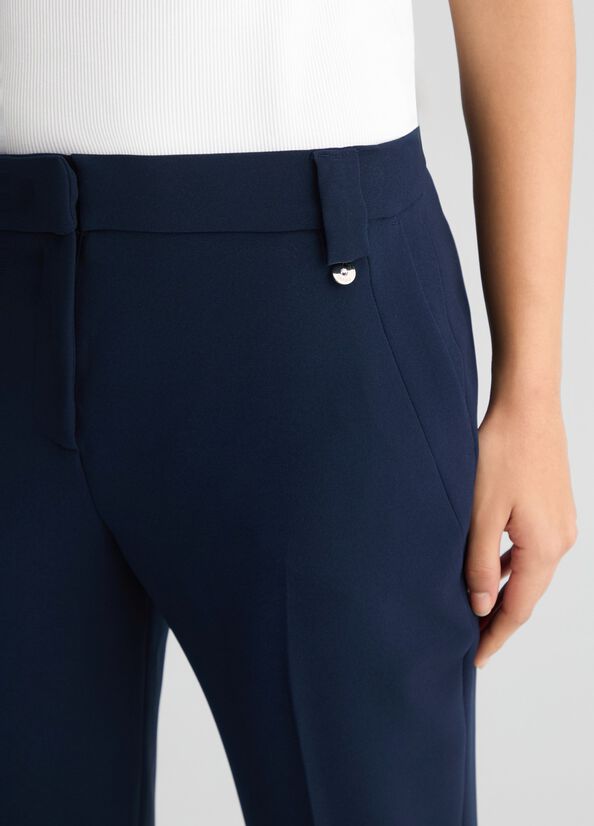 Pantaloni in cady blu LIU JO CA5375