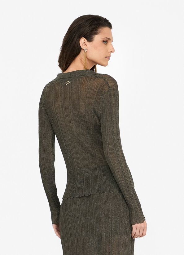 Maglia in lurex LIU JO CF5154