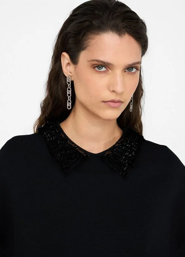 Maglia con paillettes LIU JO CF5038