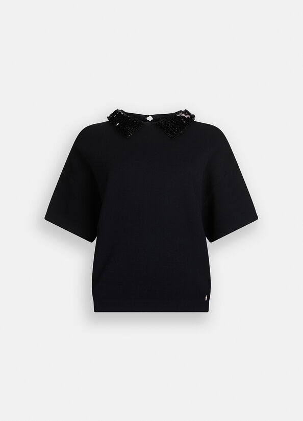 Maglia con paillettes LIU JO CF5038