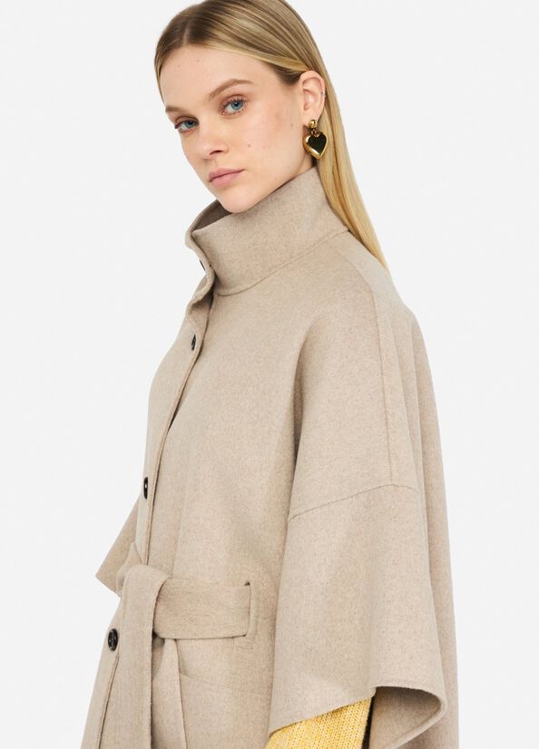 Cappotto in lana con cintura LIU JO CF5293