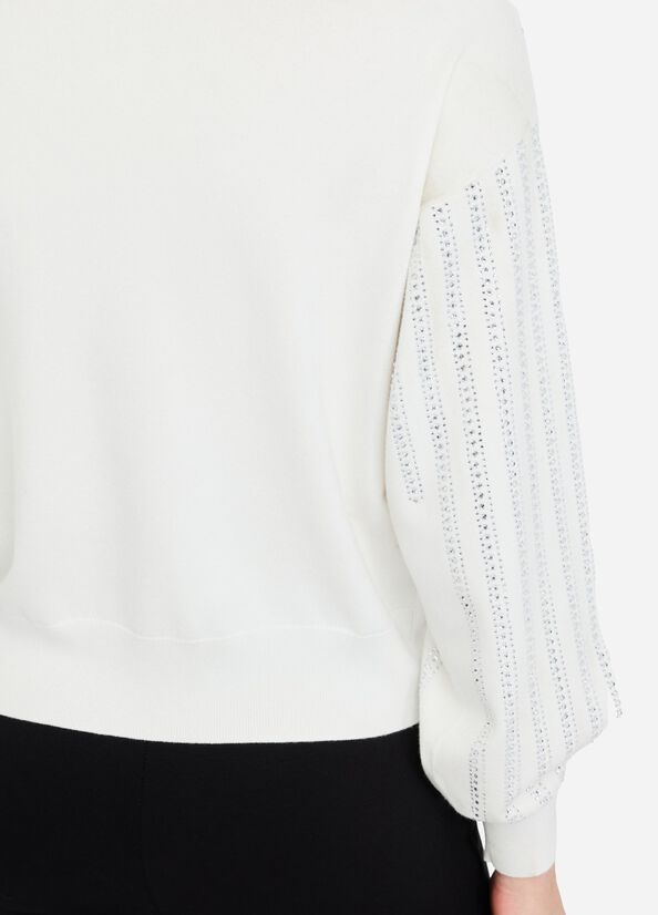 Maglia con strass LIU JO CF5271