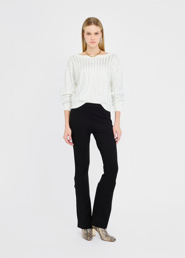 Maglia con strass LIU JO CF5271