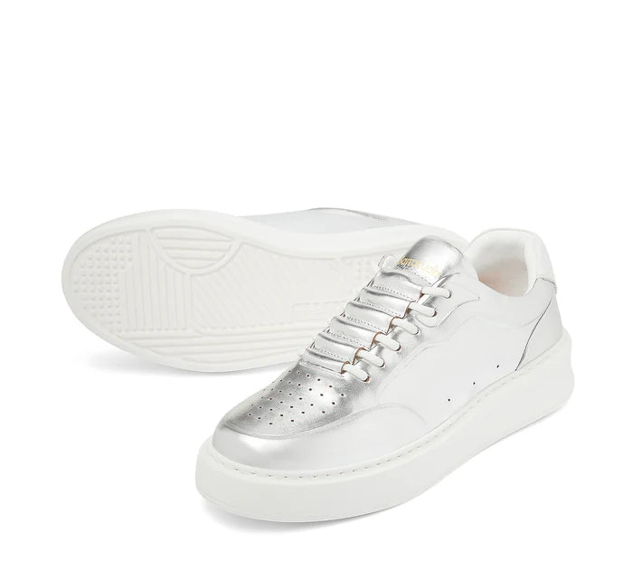 Sneakers slip-on argento BARRACUDA BD1415