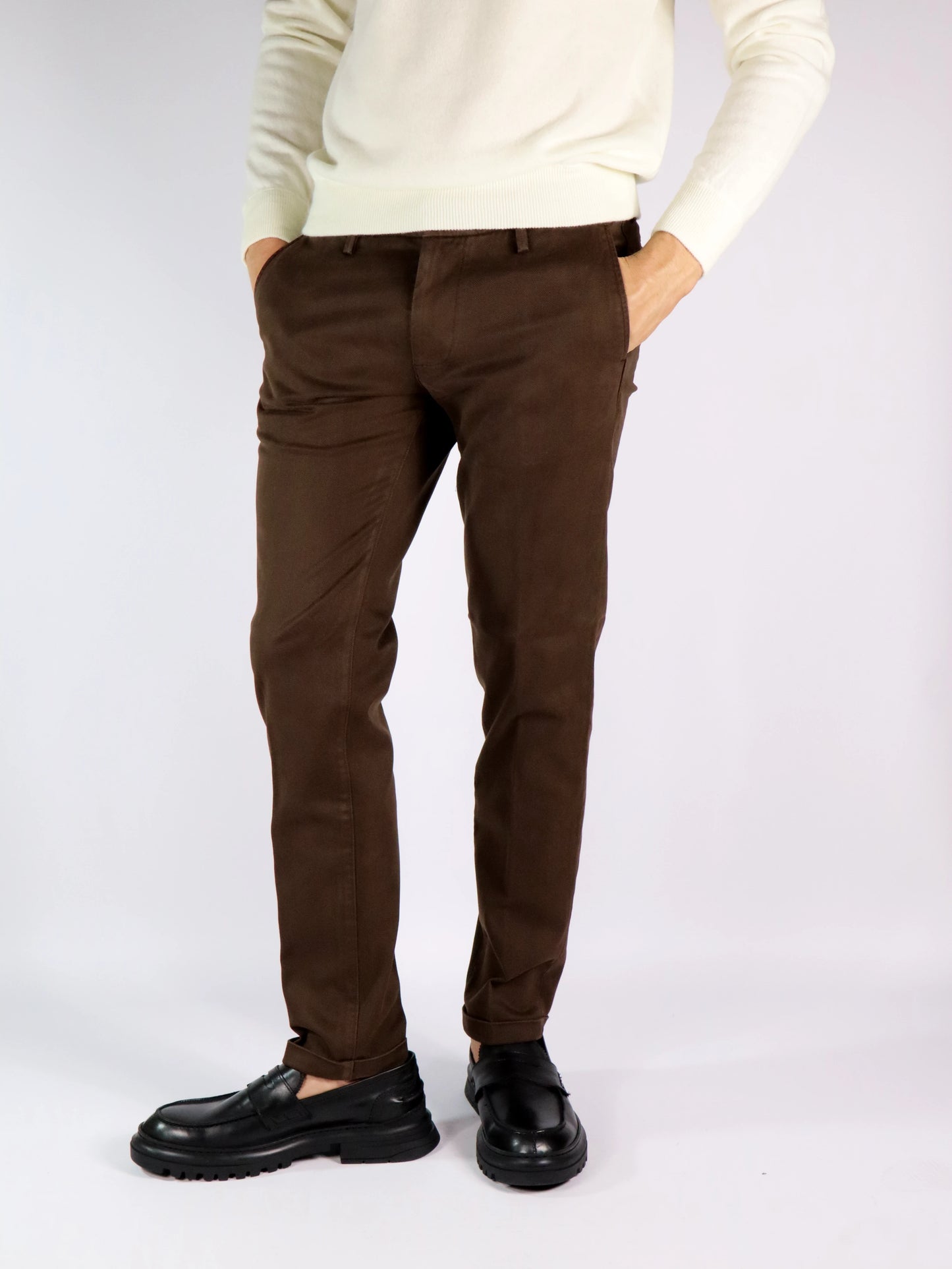 Pantalone chinos in tencel RE HASH 2417