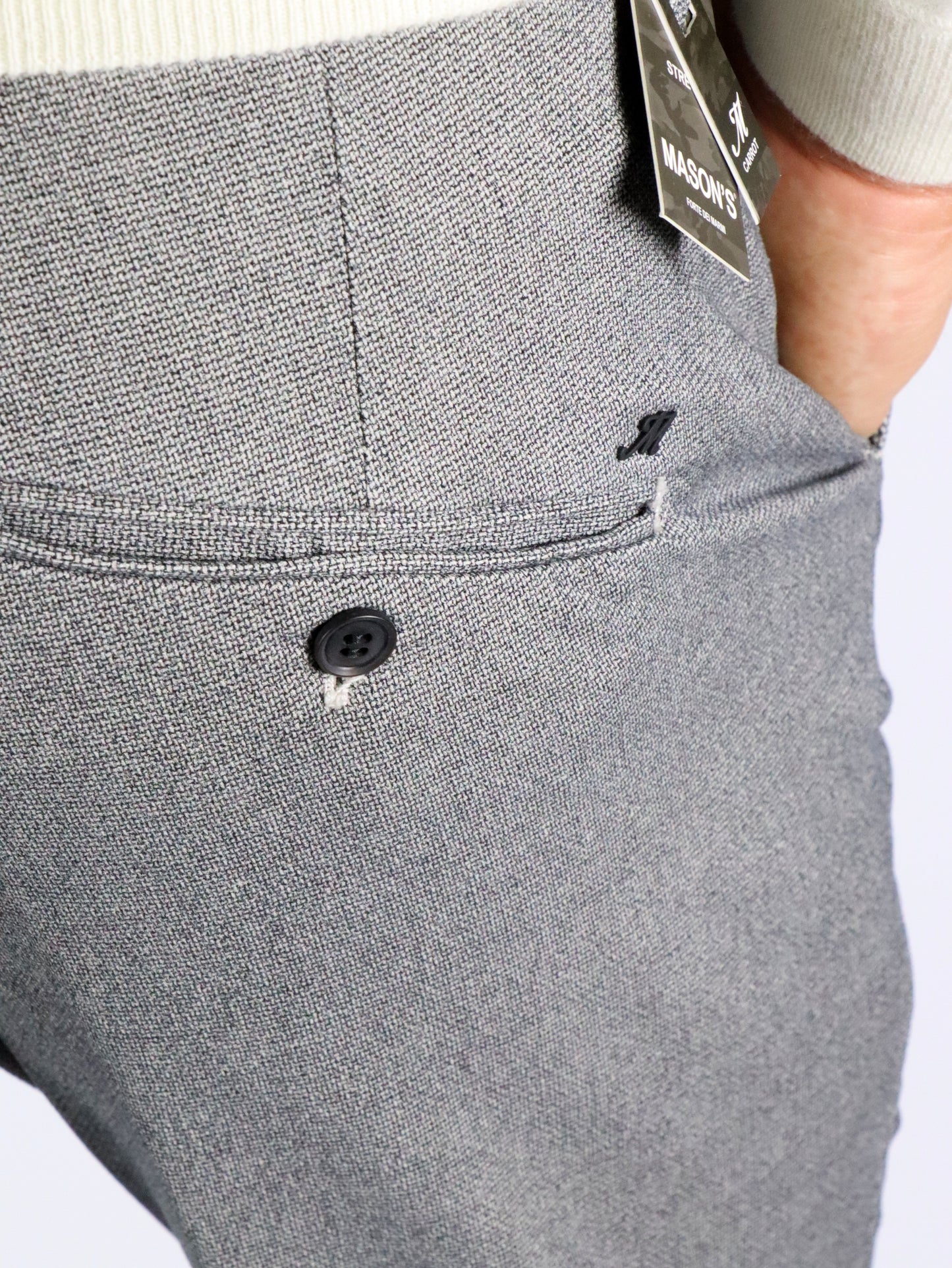 Pantalone microdisegno carrot fit MASONS'S MBE165