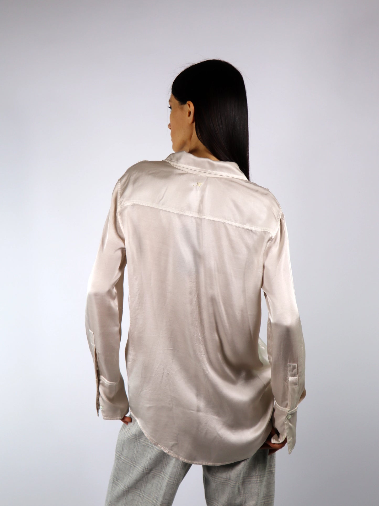 Camicia in viscosa con rouches MASON'S VISB44