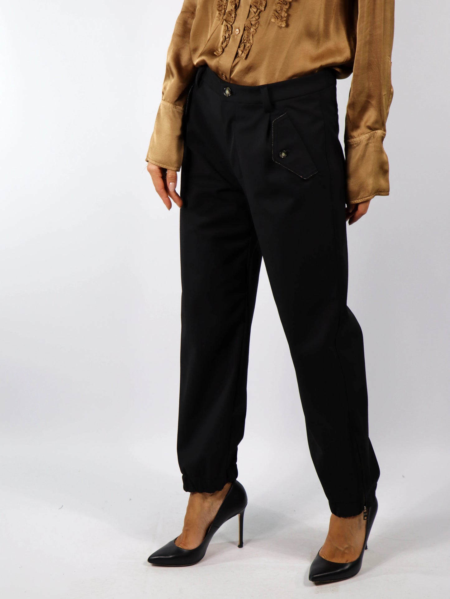 Pantalone cargo in lana MASON'S MTE174