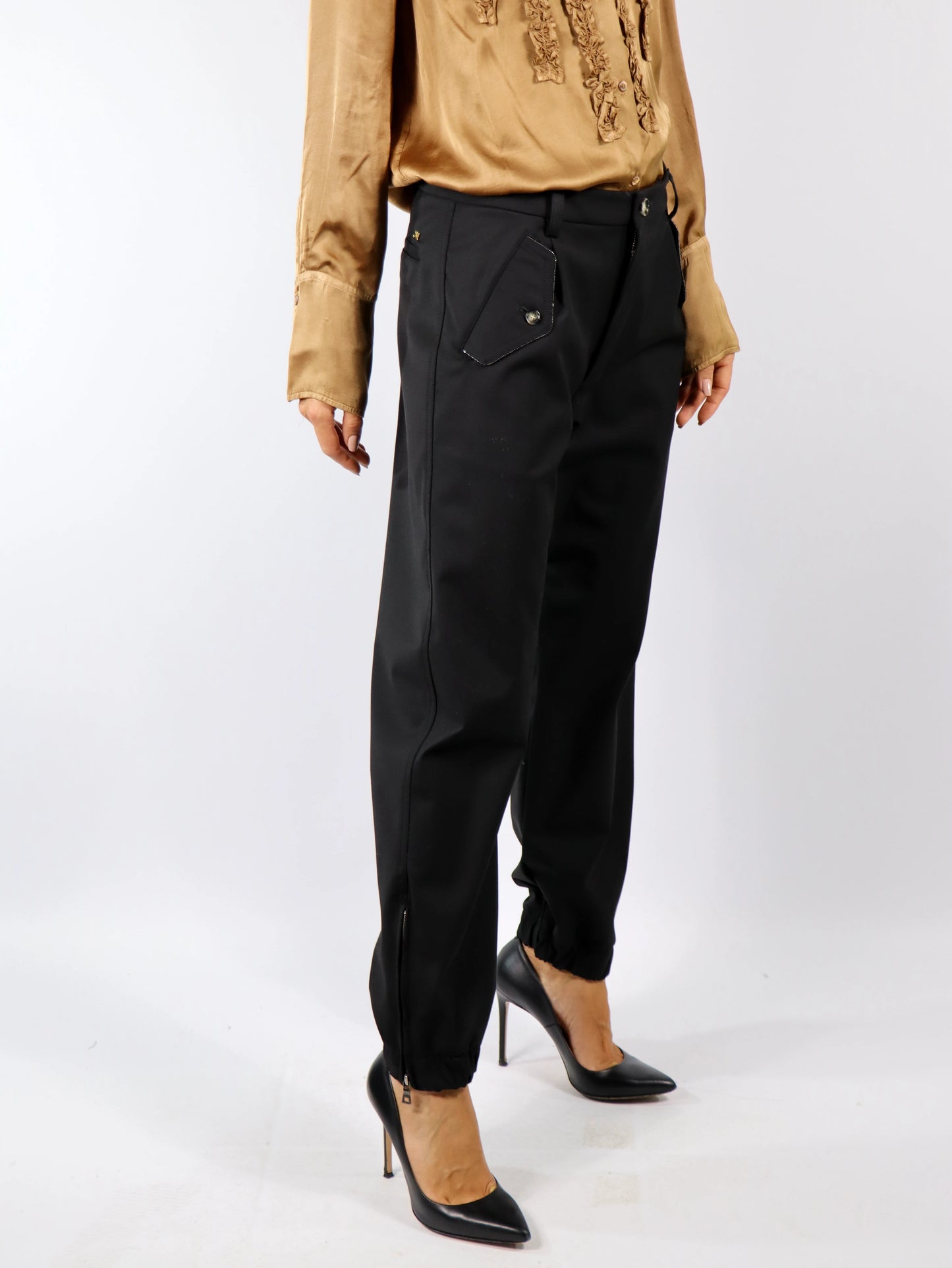 Pantalone cargo in lana MASON'S MTE174