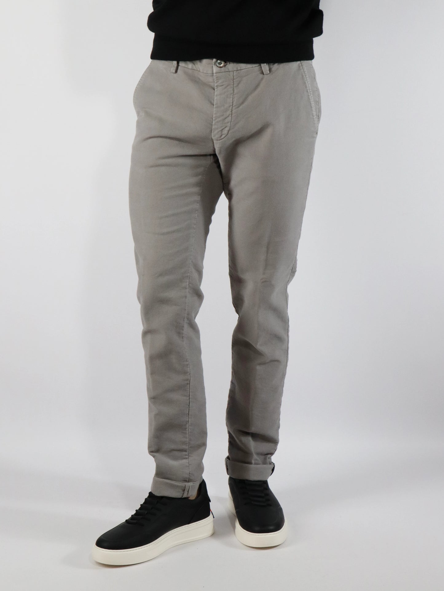 Pantalone chino grigio MASON'S MBE074