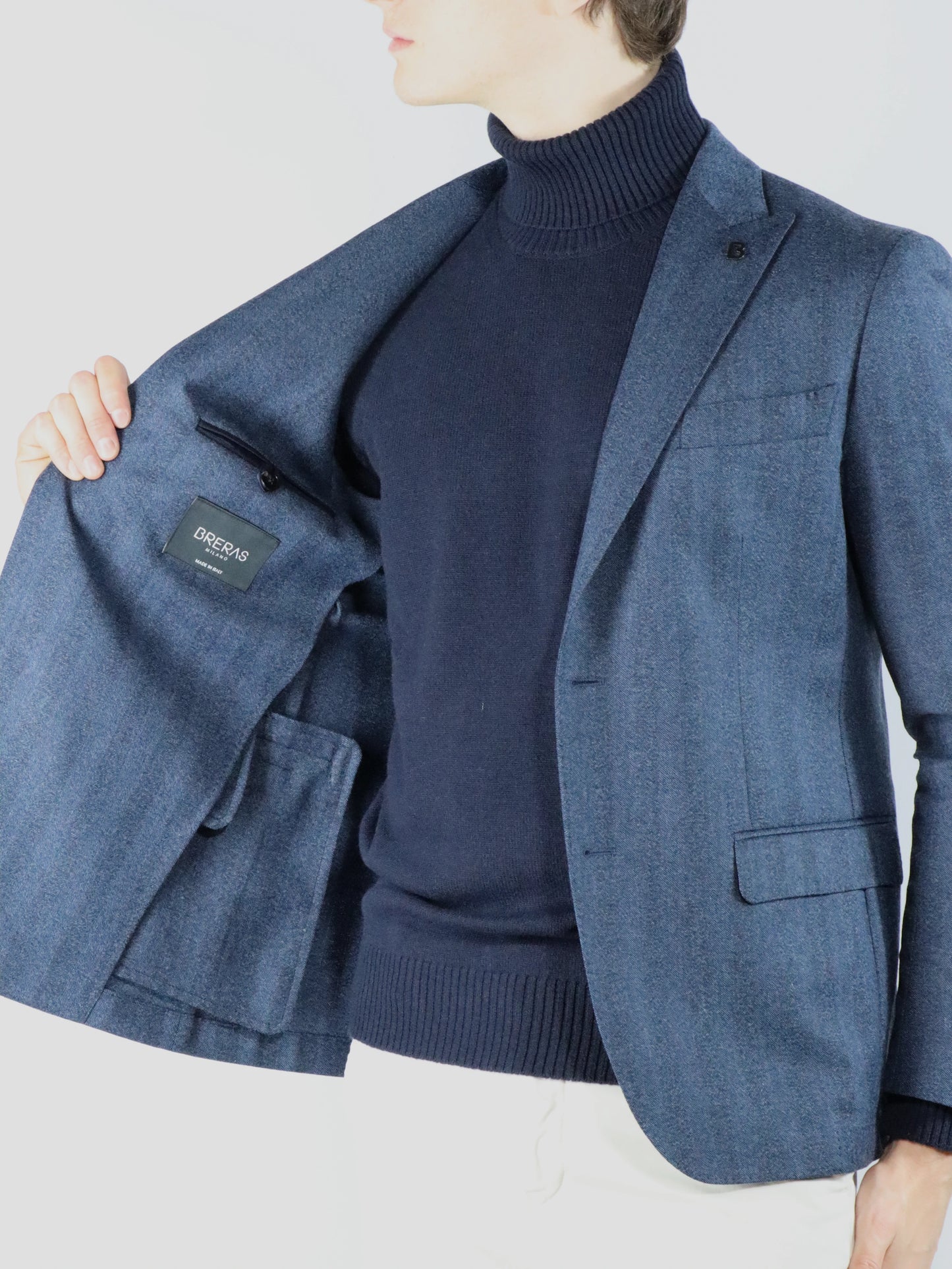 Giacca blu BRERAS MILANO G90