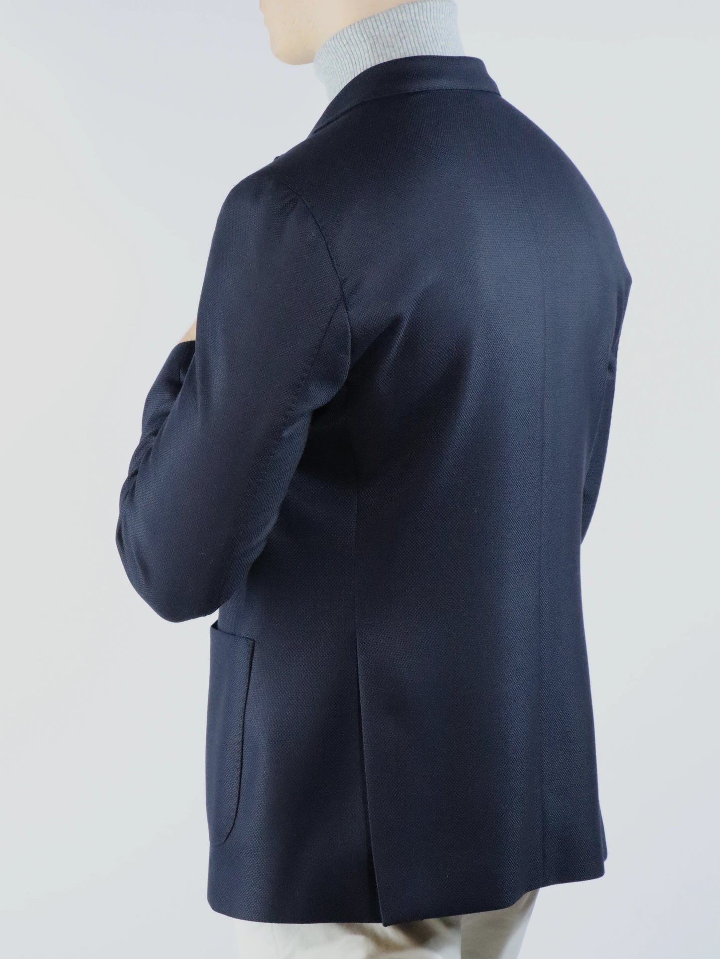 Giacca blu in pura lana LBM1911 42870