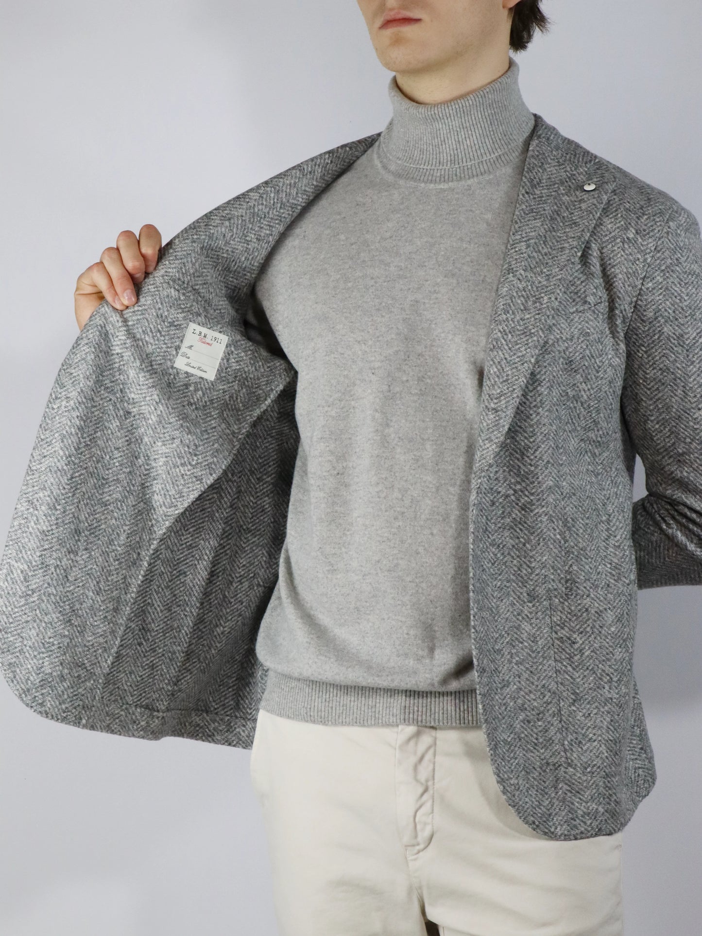 Giacca in jersey grigia LBM1911 45713