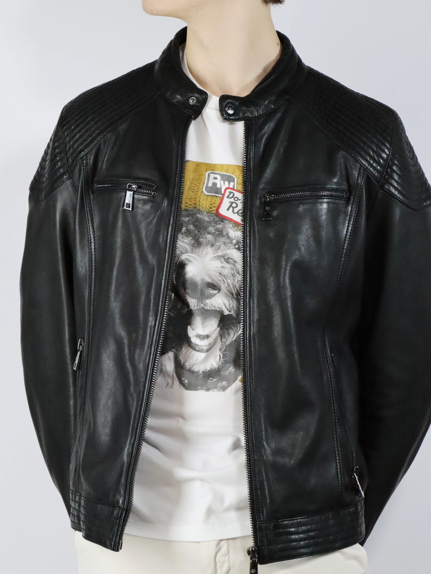Giacca in pelle MILESTONE PARKER