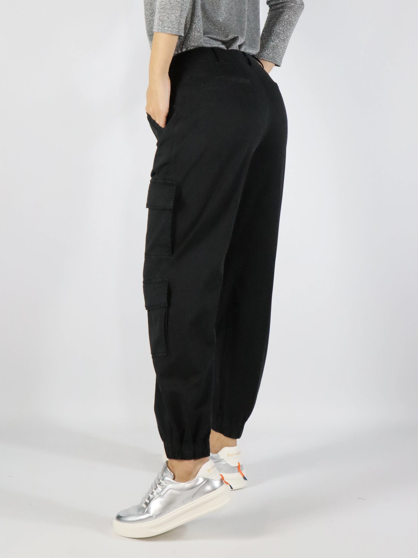 Pantaloni cargo nero MASON'S MBE0143163B