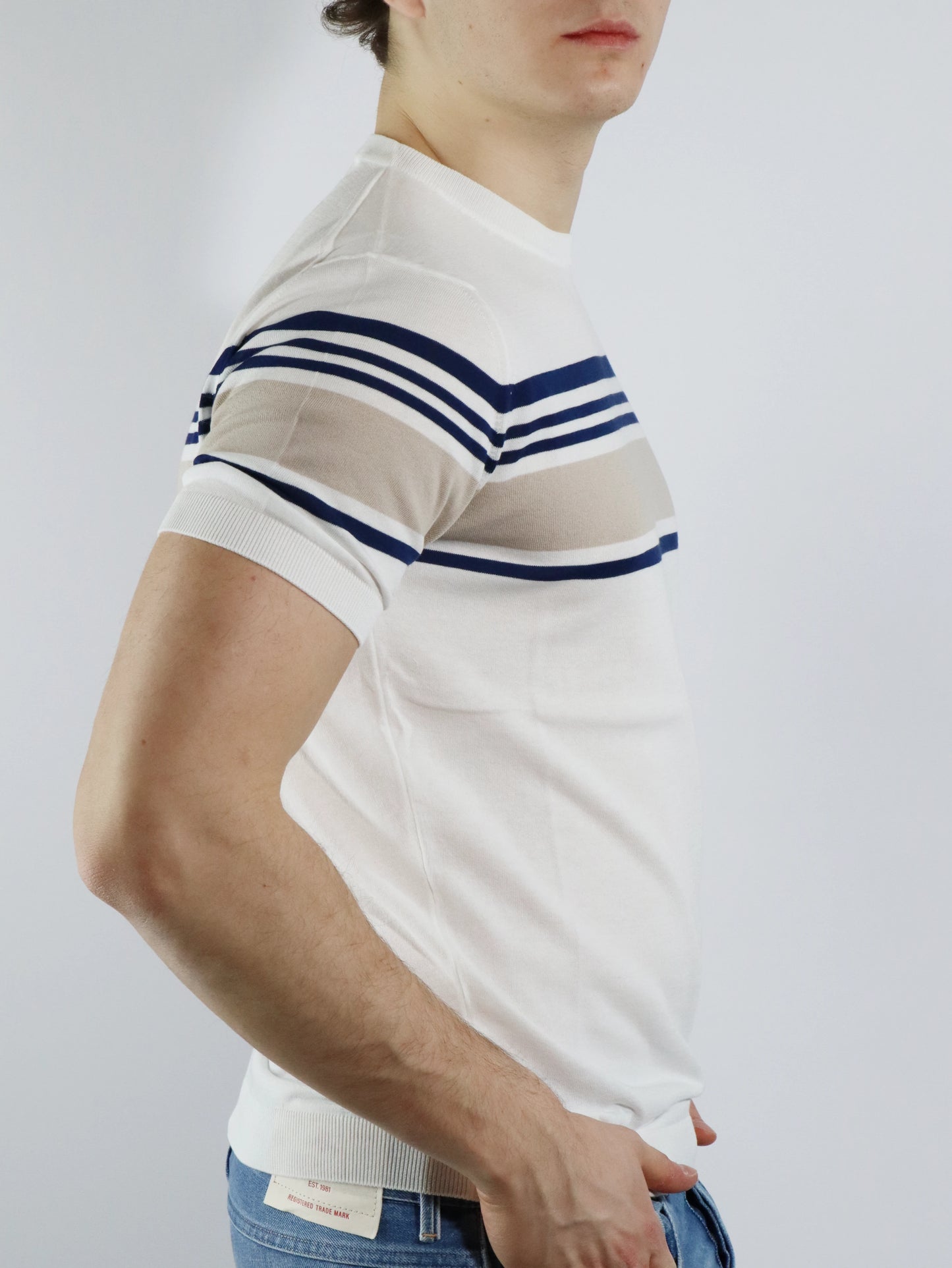 T shirt in filo a righe FERRANTE 29103