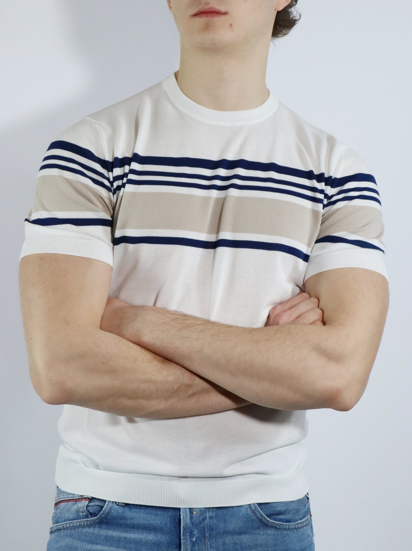T shirt in filo a righe FERRANTE 29103