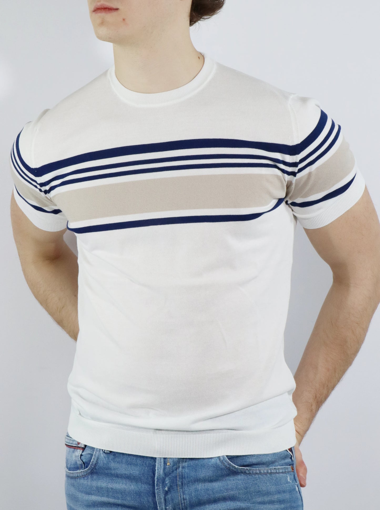 T shirt in filo a righe FERRANTE 29103