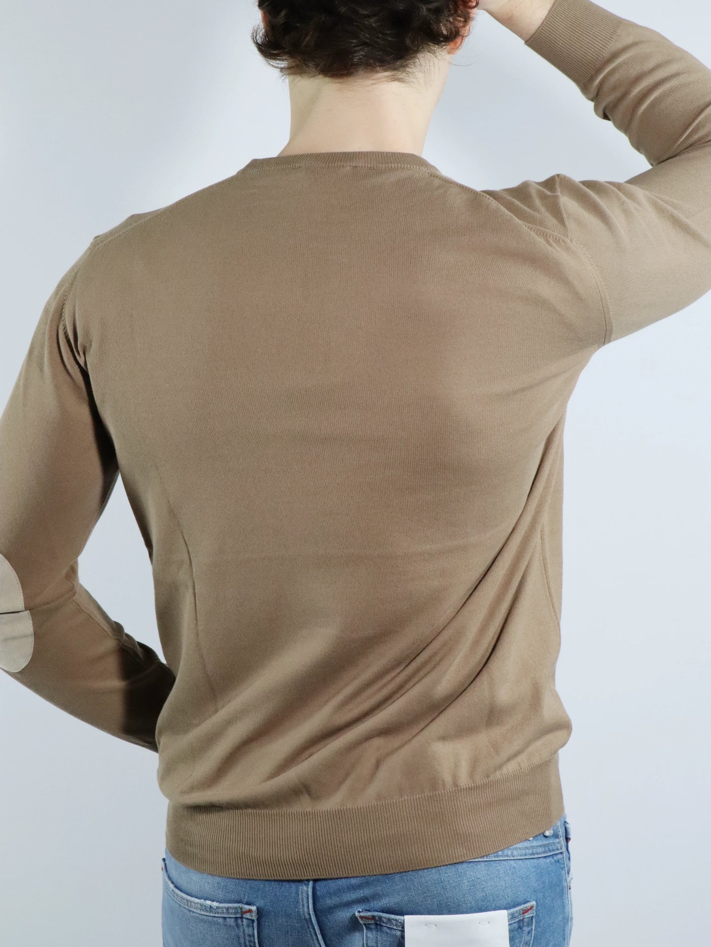 Girocollo in cotone con toppe KANGRA 101101