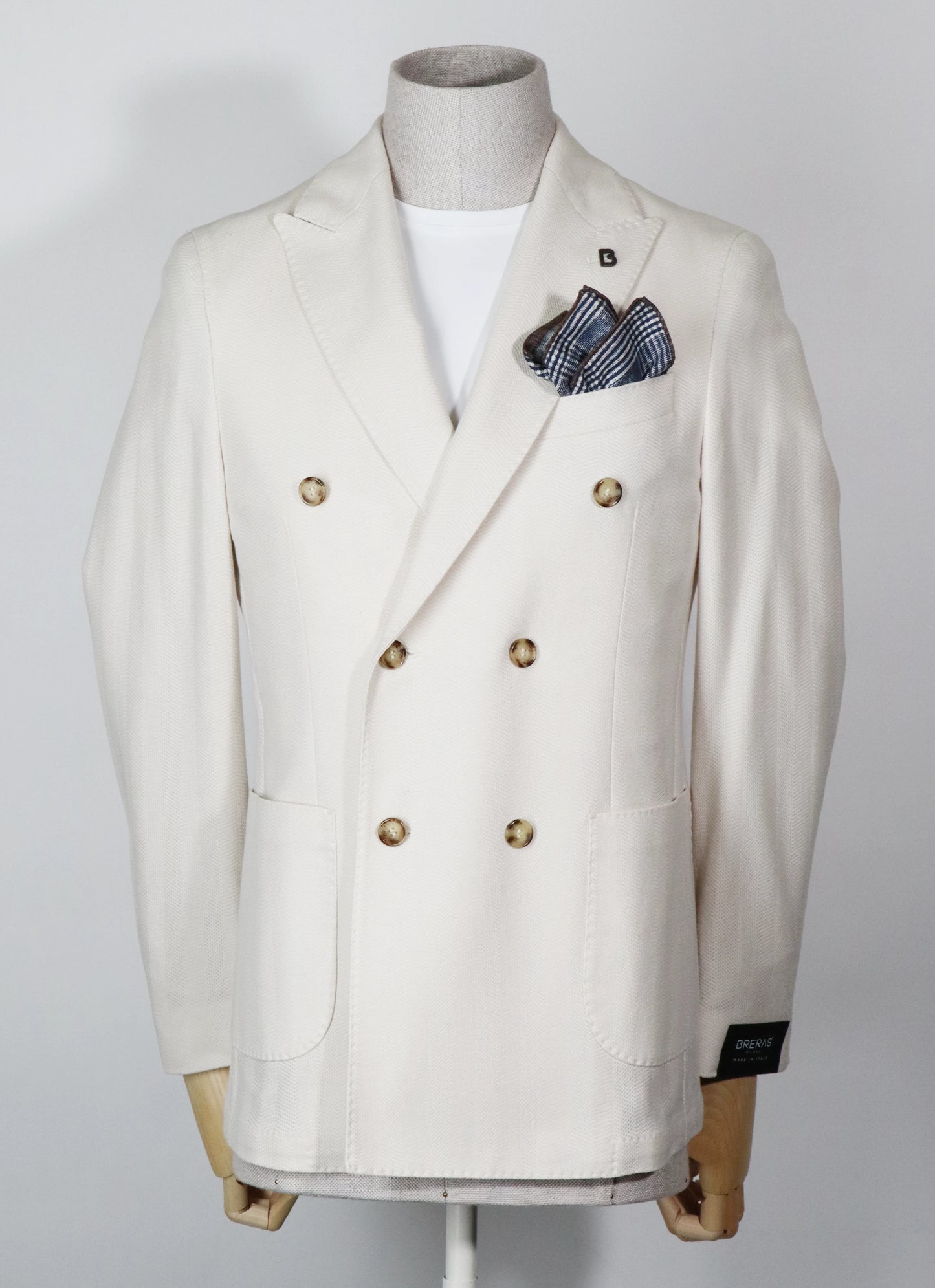 Giacca in jersey doppio petto BRERAS MILANO JT2