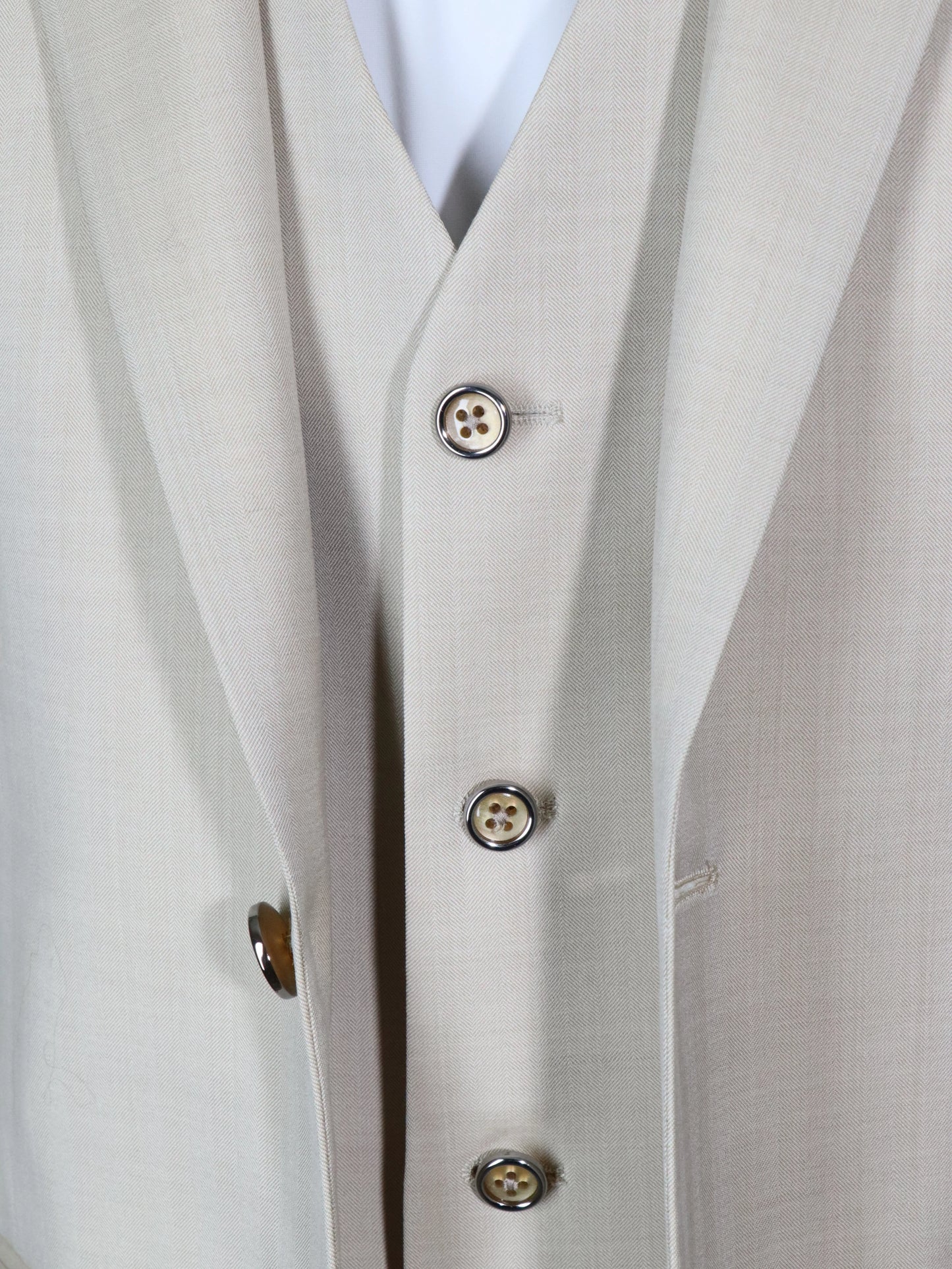 Abito sartoriale beige LUIGI BIANCHI 53311