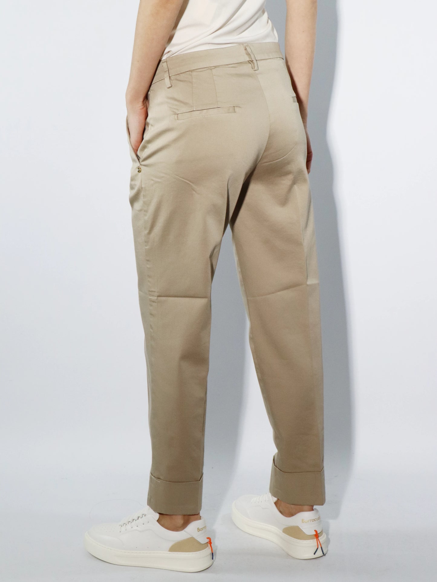 Pantalone in raso New York carrot MASON'S MBE035