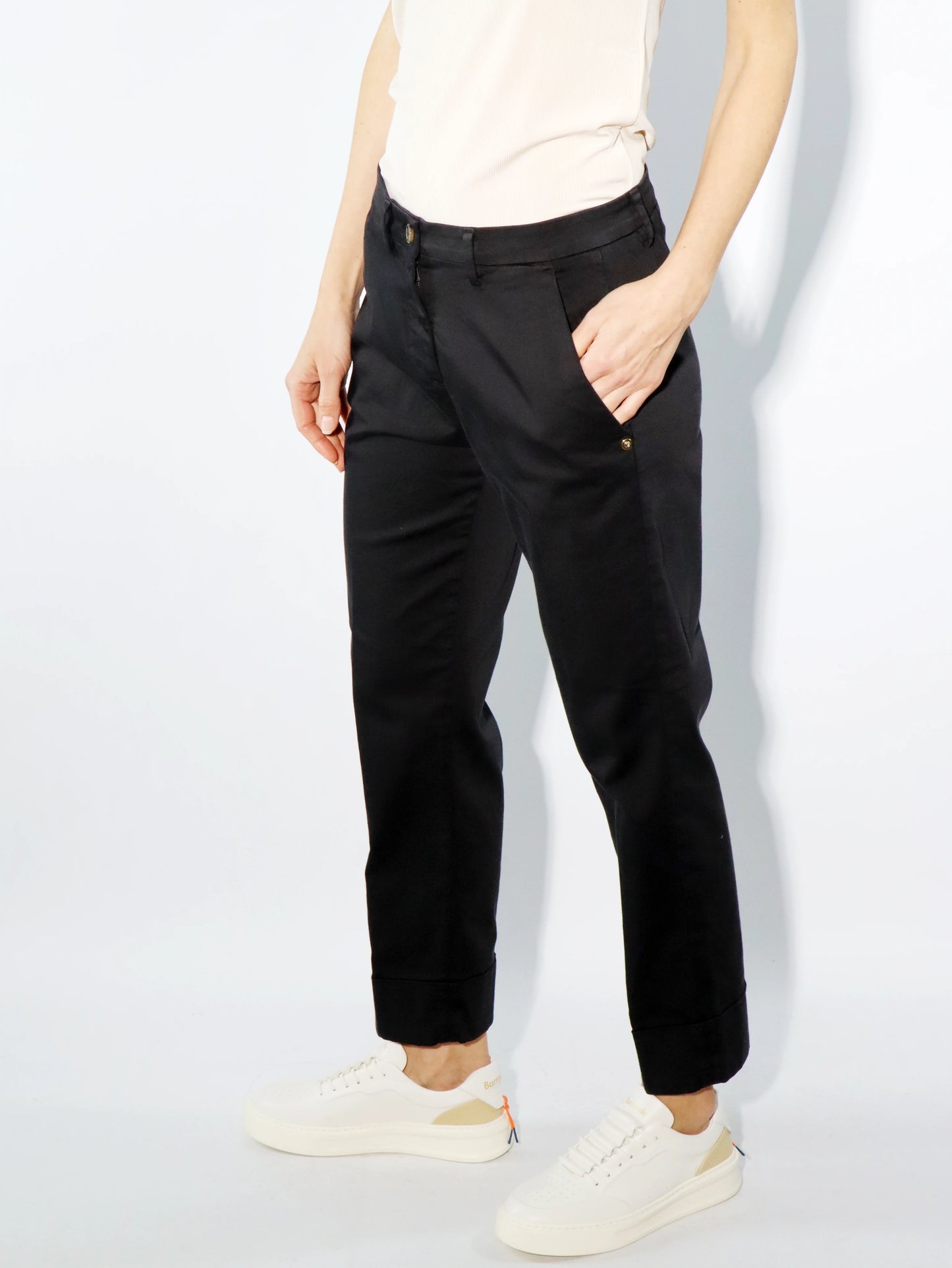 Pantalone in raso New York carrot MASON'S MBE035
