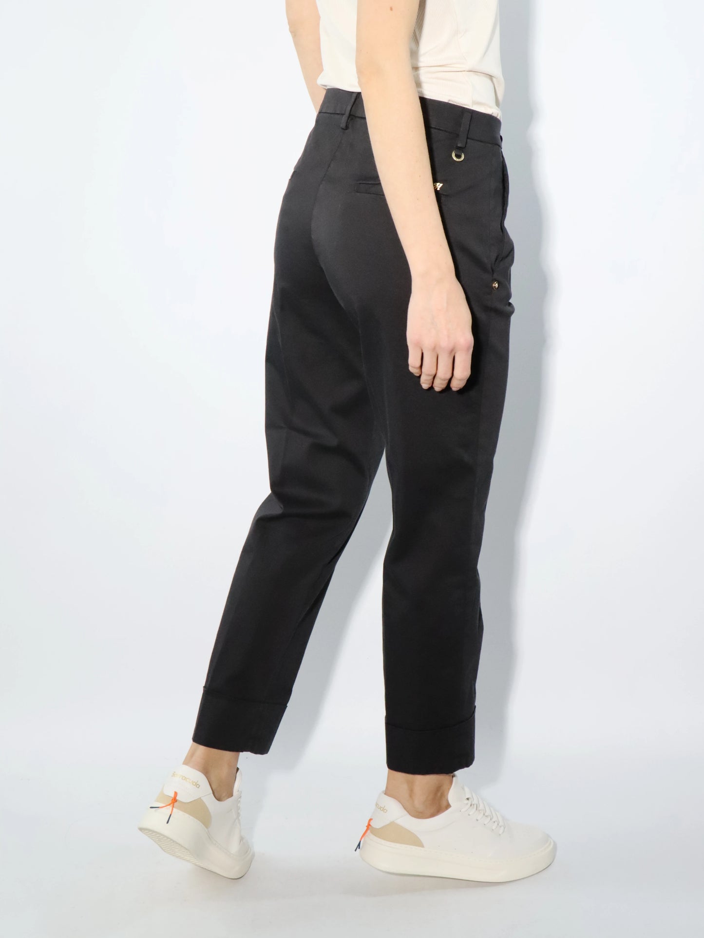 Pantalone in raso New York carrot MASON'S MBE035