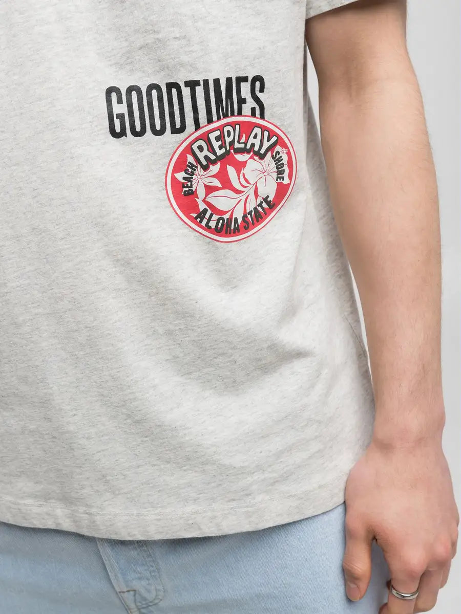 T shirt con stampa REPLAY 23814