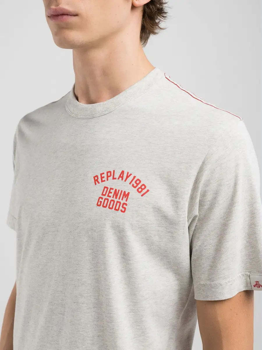 T shirt con lettering REPLAY 23814